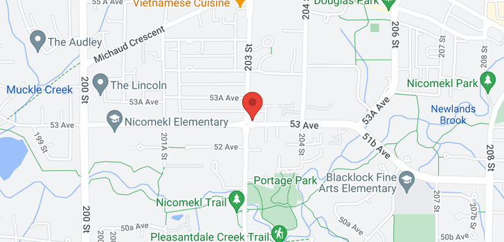 map of 25 20307 53 AVENUE
